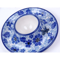 Bunzlau eierdopje plat  10 cm. * 145-1443 libelle *