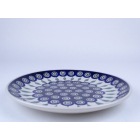 Bunzlau dinerbord 25,5 cm  * 257-54 green stripes *