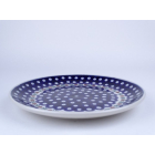 Bunzlau dineerbord 25,5 cm. * 257-70Z  met witte rand! *