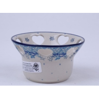 Bunzlau waxinelichtje hartjes 9 cm. * A90-2158 hert *