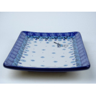 Bunzlau sushi serveerschaal 21 cm  * C21-2529 vogeltje *