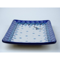 Bunzlau sushi serveerschaal 21 cm  * C21-2529 vogeltje *