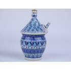 Bunzlau honingpot 17,5 cm.  * D82-2185 *