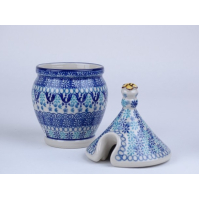 Bunzlau honingpot 17,5 cm.  * D82-2185 *