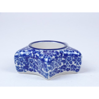 Bunzlau waxinelichtje kerstster  9.3 cm. * H09-2396 *