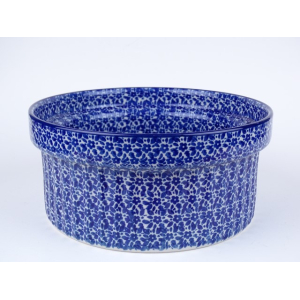 Bunzlau grote souffle schaal 20,5 cm. * 979- 2396 *