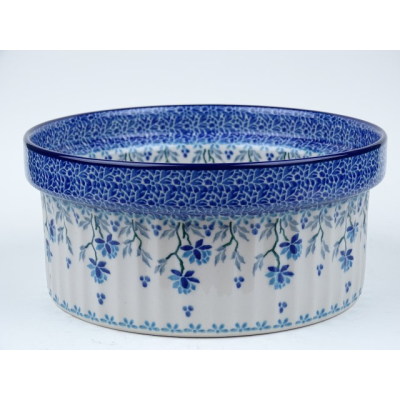 Bunzlau hoge soufflé schaal 20,5 cm. * 979-2524 * Bunzlau hoge soufflé schaal 20,5 cm. * 979-2524 *