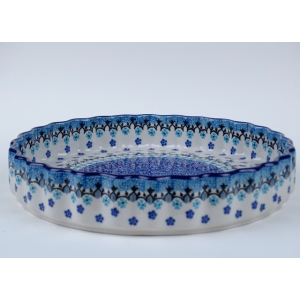 Bunzlau pie/ Quiche schaal 24 cm. * 637-1984 *