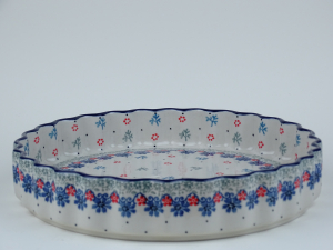 Bunzlau pie/ Quiche schaal  24 cm. * 637-2236 *