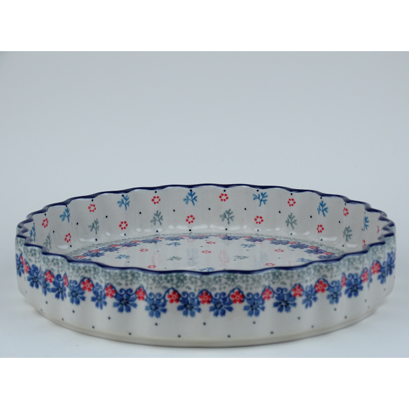 Bunzlau pie/ Quiche schaal  24 cm. * 637-2236 *
