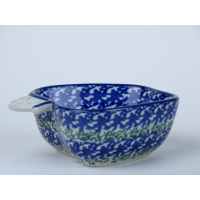 Bunzlau appel bakje 9,5 cm. * B50-1746 vogel *