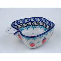 Bunzlau appel bakje 9,5 cm. * B50-2718 aardbei *