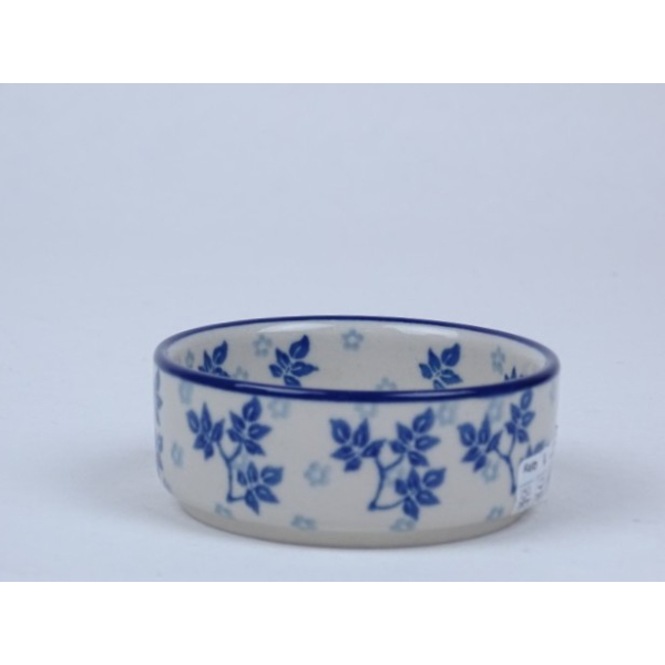 Bunzlau bakje laag 3,3 cm. * G52-3206 bl. vogeltjes *