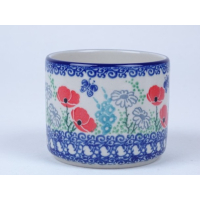 Bunzlau bakje hoog 7,5 cm * G53-2901 klaproos *