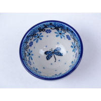 Bunzlau klein bakje 6,3 cm. * D76-1944 libelle *