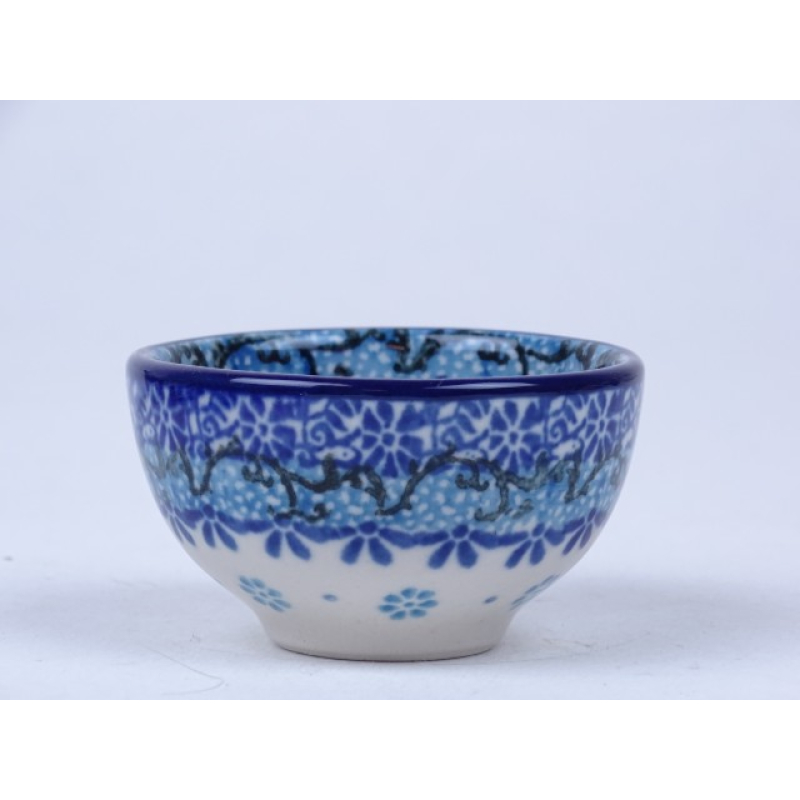 Bunzlau klein bakje 6,3 cm. * D76-2008 vlinder *