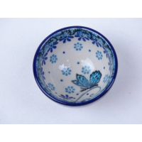 Bunzlau klein bakje 6,3 cm. * D76-2008 vlinder *