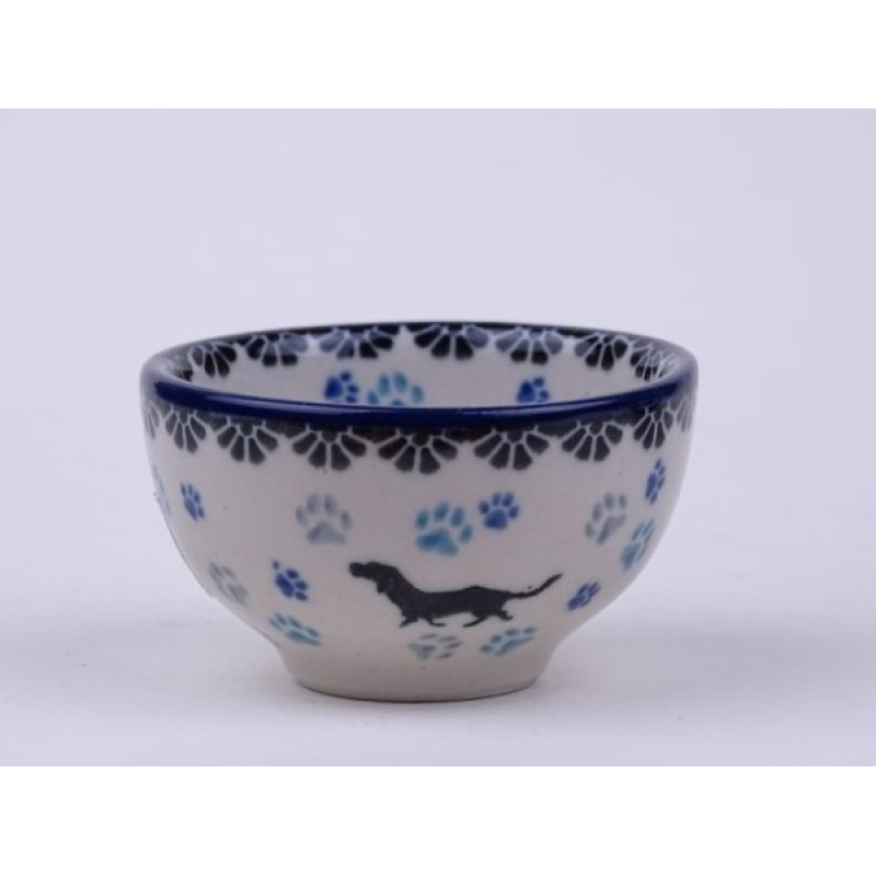 Bunzlau klein bakje 6,3 cm. * D76-2151 teckel *