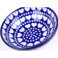 Bunzlau laag met donkere rand 14,5 cm.  * 626-375-E *