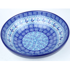 Bunzlau serving bowl met rand 18,5 cm.  * D30-2185 *