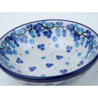 Bunzlau schaaltje laag met donkere rand 11,5 cm. * D31-2716 *