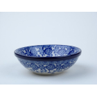 Bunzlau schaaltje laag met donkere rand 11,5 cm. * D31-2766 *