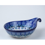 Bunzlau spoon rest / tapas schaaltje 17 cm. * 174-1944 libelle  *