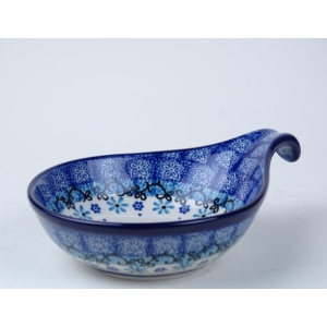 Bunzlau spoon rest / tapas schaaltje 17 cm. * 174-1944 libelle  *