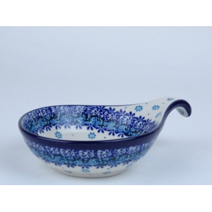 Bunzlau spoon rest / tapas schaaltje 17 cm. * 174-2008 vlinder *