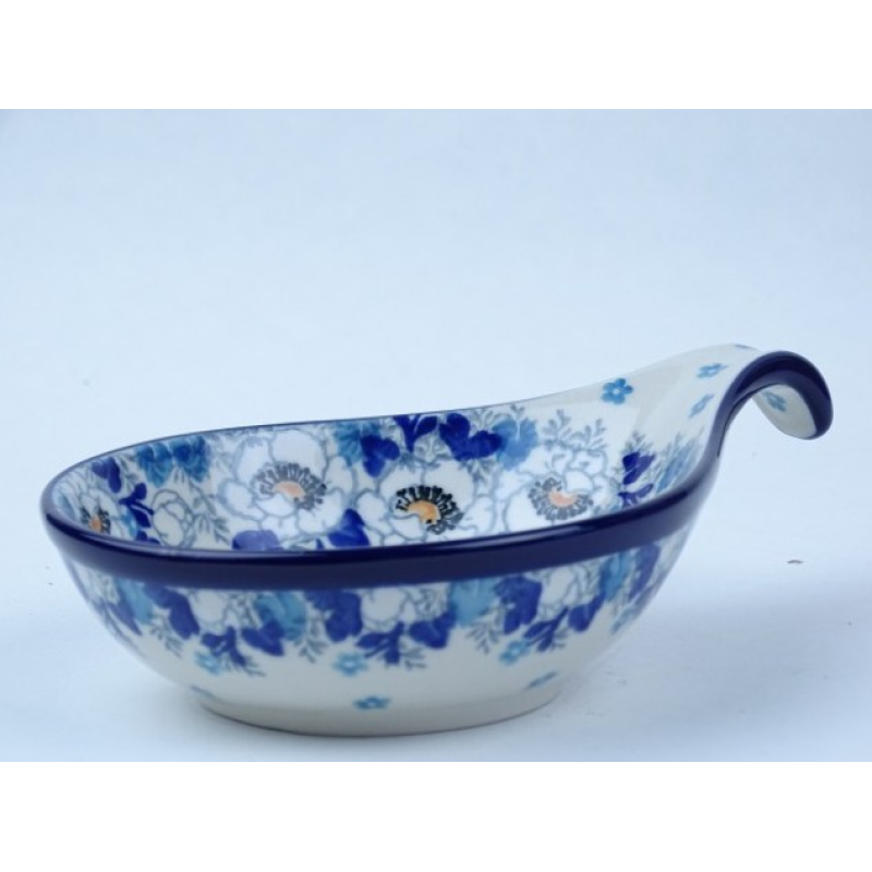 Bunzlau spoon rest / tapas schaaltje 17 cm. * 174-2222 *