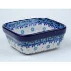 Bunzlau vierkant schaaltje 10 cm * 428-2008 vlinder *