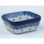 Bunzlau vierkant schaaltje 10 cm * 428-2008 vlinder *