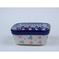 Bunzlau vierkant schaaltje 10 cm * 428-2236 *