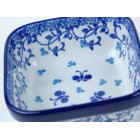Bunzlau vierkant schaaltje 10 cm * 428-1936 vlindertjes *