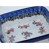 Bunzlau vierkant schaaltje 13 cm *429-1525 *