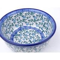 Bunzlau vla schaaltje met randje 12,5 cm. * 114-1822 *