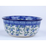 Bunzlau vla schaaltje met randje 12,5 cm. * 114-1823 *