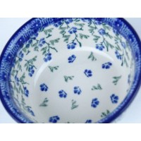 Bunzlau vla schaaltje met randje 12,5 cm. * 114-1823 *