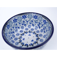 Bunzlau vla schaaltje met randje 12,5 cm. * 114-1829 *