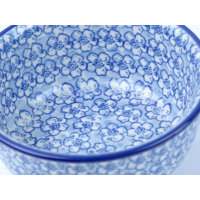 Bunzlau vla schaaltje met randje 12,5 cm. * 114-2176 *