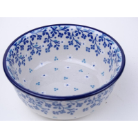 Bunzlau vla schaaltje met randje 12,5 cm. * 114-2758 *