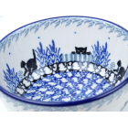 Bunzlau vla schaaltje 12,3 cm * 017-2827  poesjes *