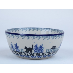 Bunzlau vla schaaltje 12,3 cm * 017-2827  poesjes *