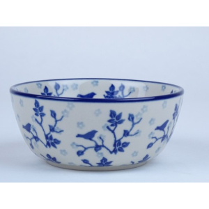 Bunzlau vla schaaltje 12,3 cm * 017- 3206 vogeltjes *