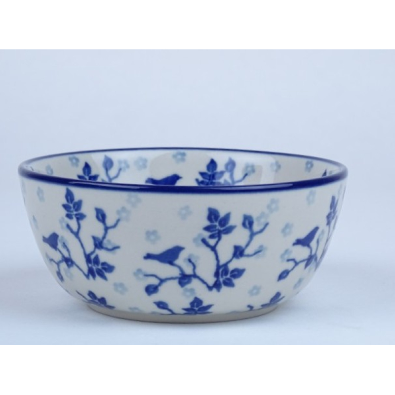 Bunzlau vla schaaltje 12,3 cm * 017- 3206 vogeltjes *