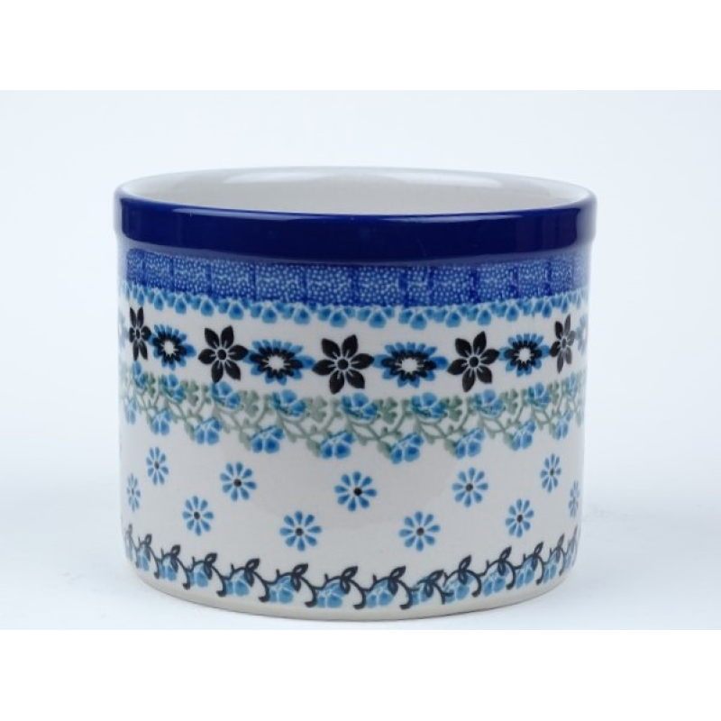 Bunzlau kruiden / planten pot 12,8 cm. * D52-1827 *