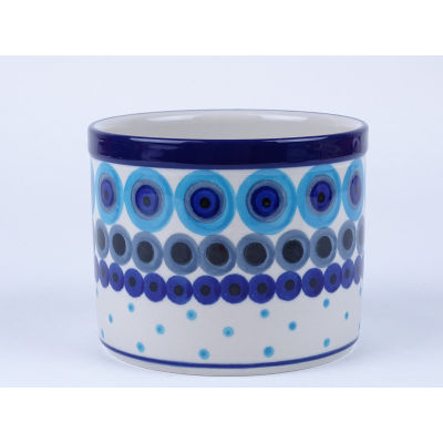 Bunzlau kruiden / planten pot 12,8 cm. * D52-2148 * Bunzlau kruiden / planten pot 12,8 cm. * D52-2148 *