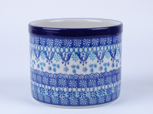 Bunzlau kruiden/ planten pot 12,8 cm. * D52-2185 *