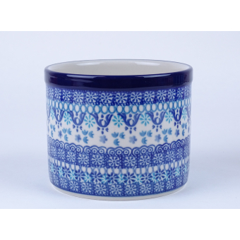 Bunzlau kruiden/ planten pot 12,8 cm. * D52-2185 *