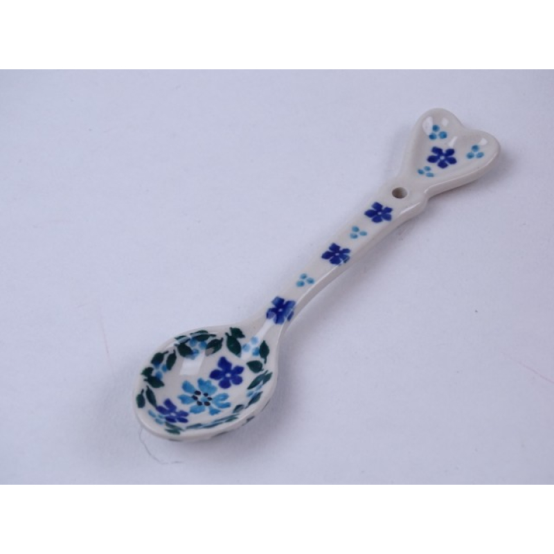 Bunzlau theelepel hartje 13,5 cm. * G60-2785 *